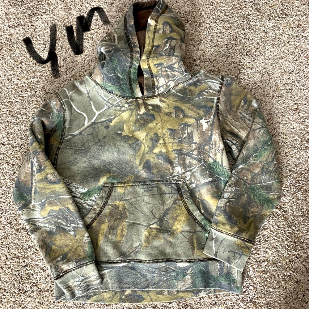 Kids camo hoodie